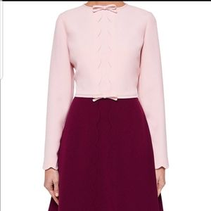 Ted Baker Preenna Scalloped Bow Two Toned Dress